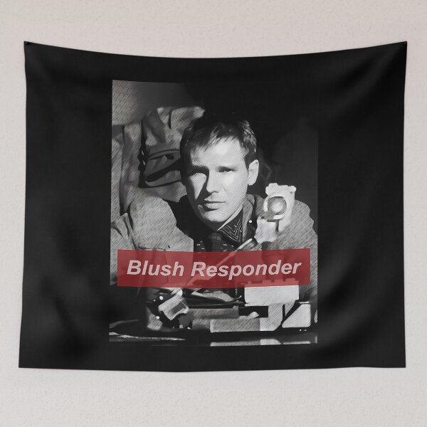 Item preview, Red Stripe - Blush Responder designed and sold by Pehotastore.