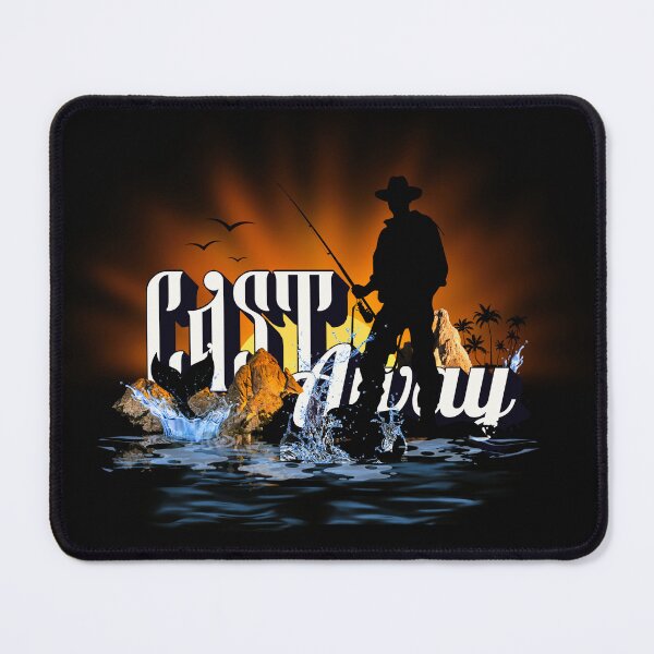 Item preview, Cast Away Angler Sunrise Coastal Fishing Poster designed and sold by AXENT Designs.