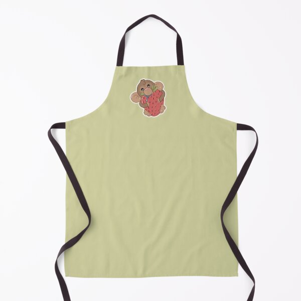 Item preview, Cute Pastel Baby Monkey with Strawberry | Kawaii Animal Illustration designed and sold by Hille Stickers.