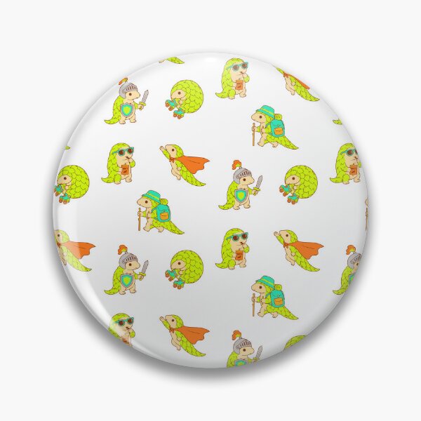Item preview, Pangolins in Costumes – Knight, Skater, Superhero & Hiker designed and sold by Zoolumi.