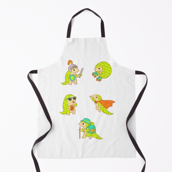 Item preview, Pangolins in Costumes – Knight, Skater, Superhero & Hiker designed and sold by Zoolumi.