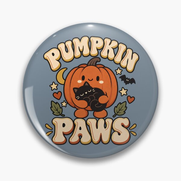 Item preview, Pumpkin Paws Kawaii Black Cat Halloween designed and sold by MAD's Recreation Studio.