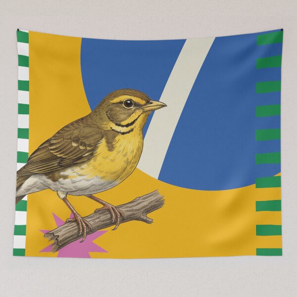 Item preview, Brazilcore Vintage Bird Brazilian Flag Colors designed and sold by bbgalindo.