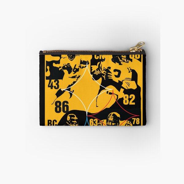 Item preview, Pittsburgh Steelers Greats Franco Harris #32, Terry Bradshaw #12, Jerome Bettis #36, Ben Roethlisberger #7 designed and sold by Rolographics1.