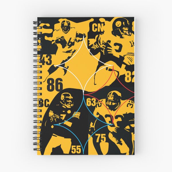 Item preview, Pittsburgh Steelers Greats Franco Harris #32, Terry Bradshaw #12, Jerome Bettis #36, Ben Roethlisberger #7 designed and sold by Rolographics1.
