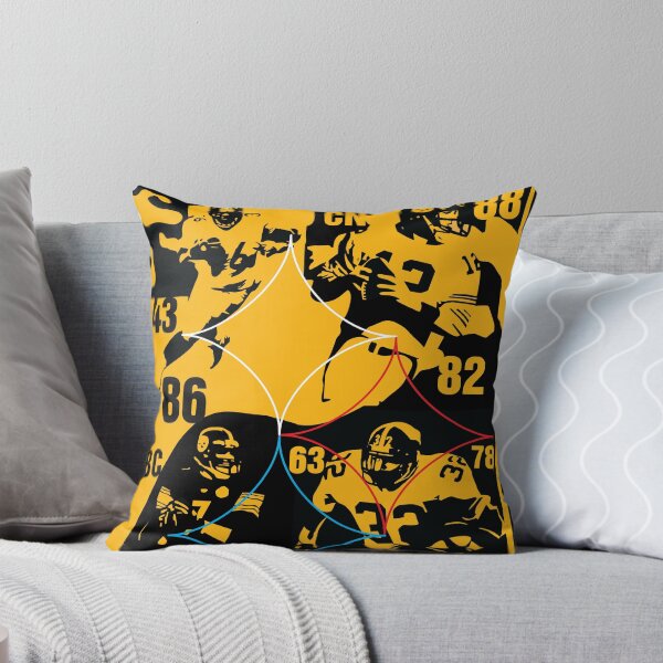 Item preview, Pittsburgh Steelers Greats Franco Harris #32, Terry Bradshaw #12, Jerome Bettis #36, Ben Roethlisberger #7 designed and sold by Rolographics1.