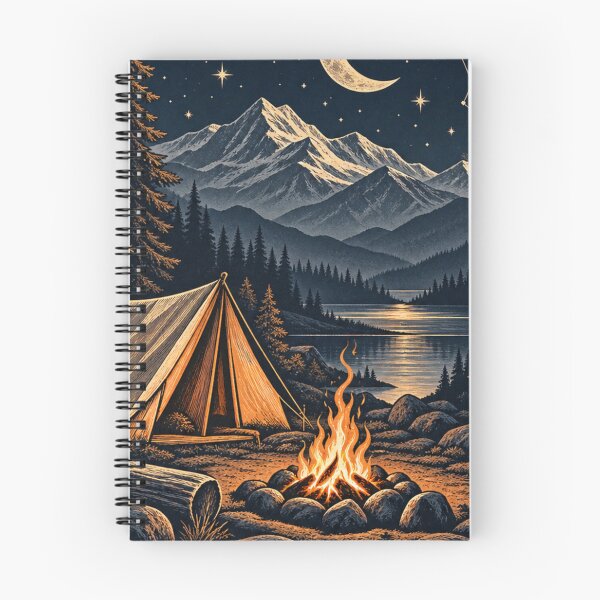 Item preview, Starlit Mountain Campsite designed and sold by WaynesCave.