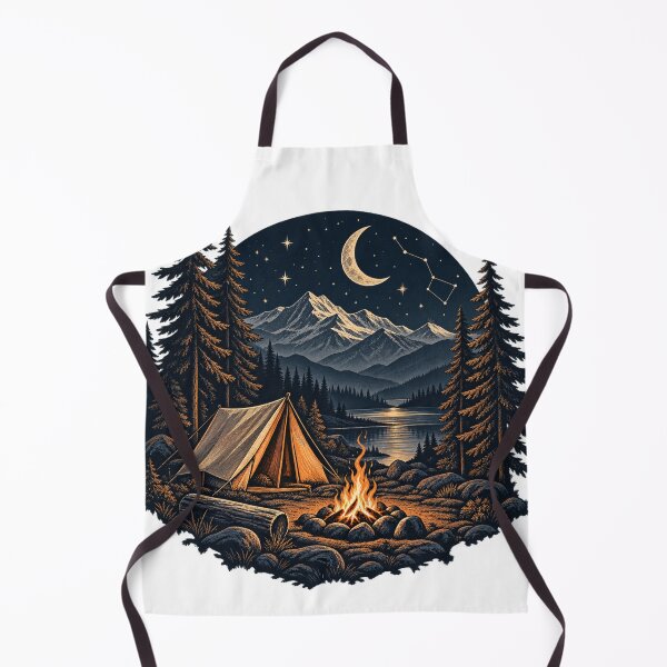Item preview, Starlit Mountain Campsite designed and sold by WaynesCave.