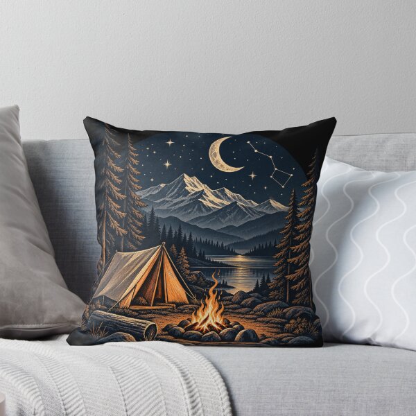 Item preview, Starlit Mountain Campsite designed and sold by WaynesCave.