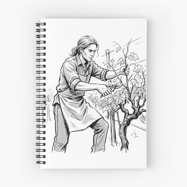 Item preview, Winemaker Pruning A Vine designed and sold by eduardoroa22.