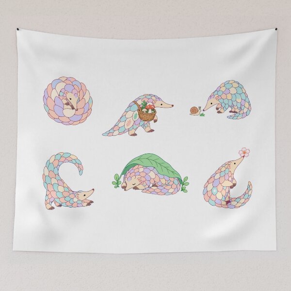 Item preview, Pastel Pangolins – Mushroom Foraging & Garden Adventures designed and sold by Zoolumi.