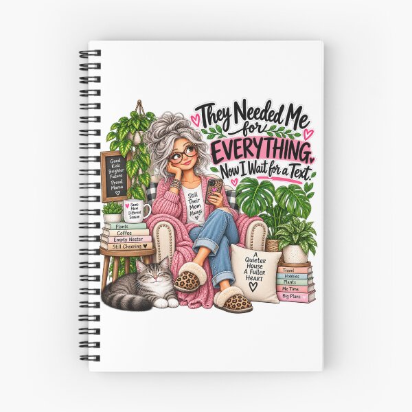 Item preview, They Needed Me for Everything Now I Wait for a Text designed and sold by CottageGardenCo.