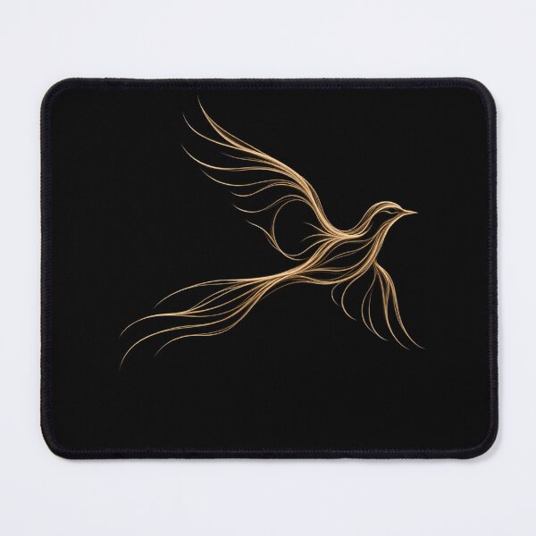 Item preview, Golden Bird in Flight designed and sold by FlowSilk.