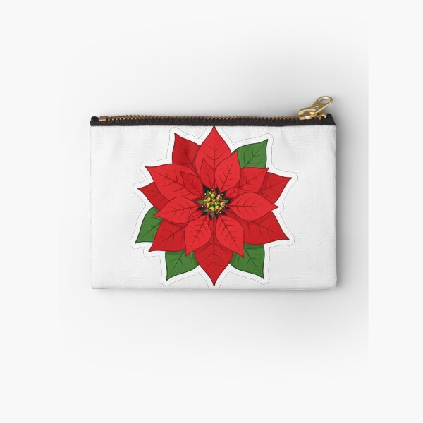 Item preview, Beautiful Red Poinsettia Christmas Flower Illustration designed and sold by Owcomm.