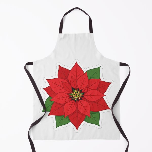 Item preview, Beautiful Red Poinsettia Christmas Flower Illustration designed and sold by Owcomm.