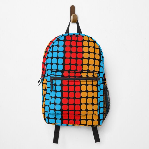Item preview, 1980's Rubiks Cube Square Cube Blue Yellow Red T-Shirt Sticker designed and sold by Rolographics1.