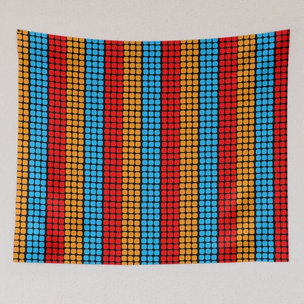 Item preview, 1980's Rubiks Cube Square Cube Blue Yellow Red T-Shirt Sticker  designed and sold by Rolographics1.