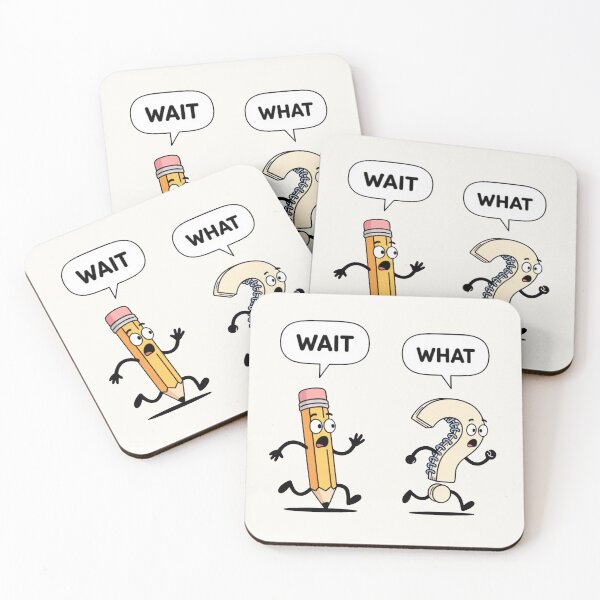 Item preview, Wait What Duo: Pencil vs Notebook designed and sold by SharingLove.