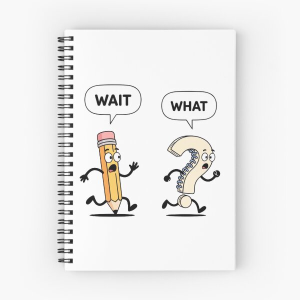 Item preview, Wait What Duo: Pencil vs Notebook designed and sold by SharingLove.