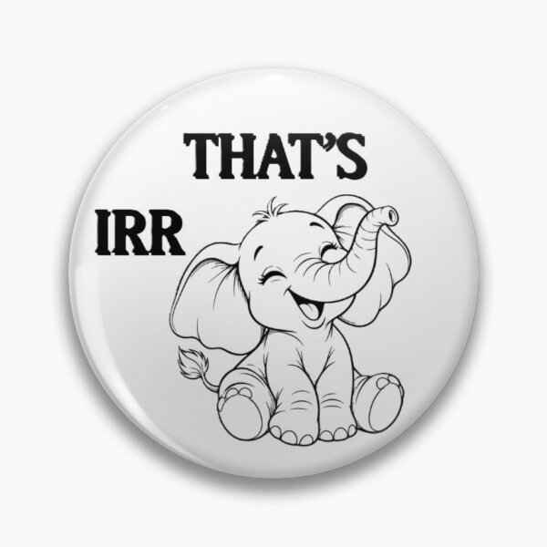 Item preview, B&W That's irrELEPHANT designed and sold by Carol-arts-.