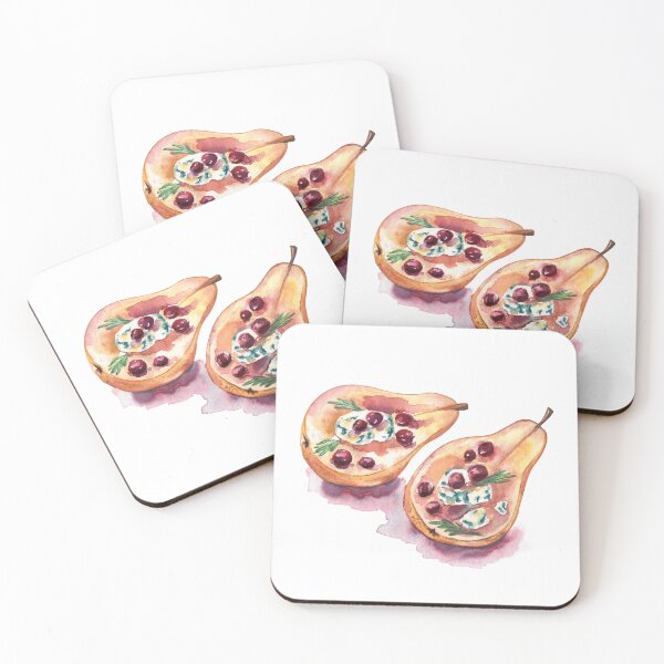 Item preview, Baked Pears with Gorgonzola Cheese and Cranberries designed and sold by Flowersforbear.
