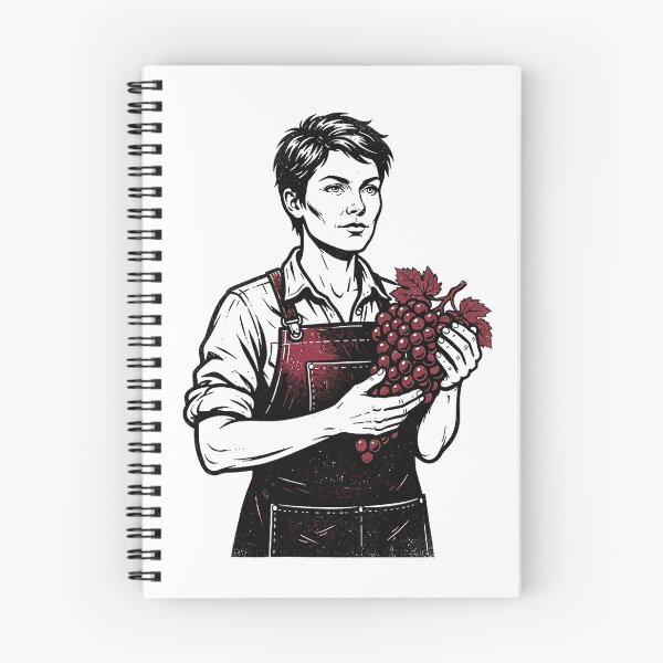 Item preview, Winemaker Portrait With Grapes designed and sold by eduardoroa22.