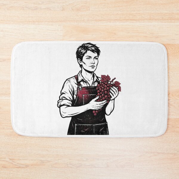 Item preview, Winemaker Portrait With Grapes designed and sold by eduardoroa22.