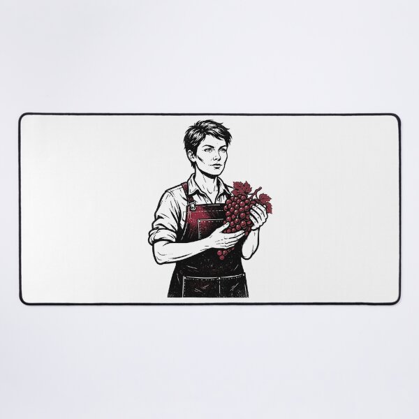 Item preview, Winemaker Portrait With Grapes designed and sold by eduardoroa22.
