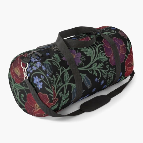 Item preview, Gothic Dark Floral Botanical Pattern designed and sold by ShivCraftStudio.