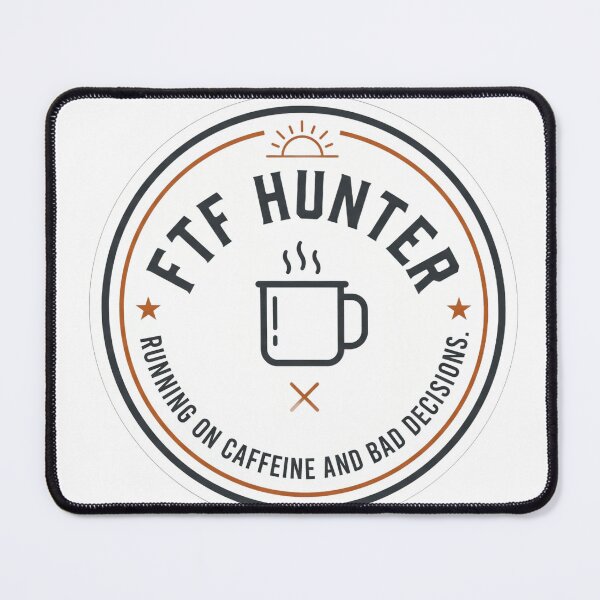 Item preview, FTF Hunter | Running On Caffeine Sticker designed and sold by mnkyride.