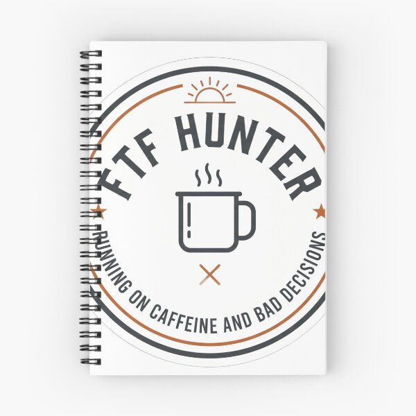 Item preview, FTF Hunter | Running On Caffeine Sticker designed and sold by mnkyride.