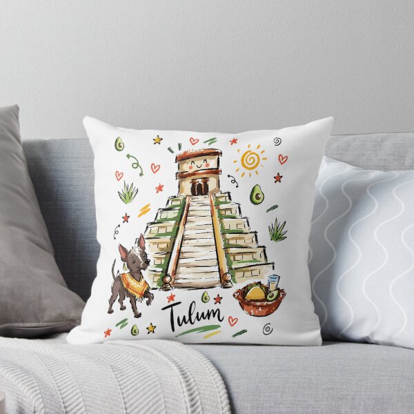 Item preview, Cute Mayan Pyramid Mexico Sketch Art v2 designed and sold by RamyGallery.