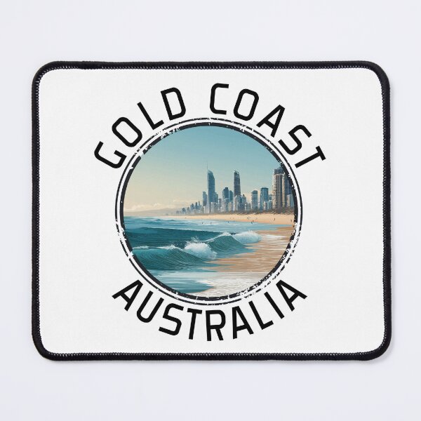 Item preview, Gold Coast - Australia (with Black Lettering) designed and sold by VelvetRoom.