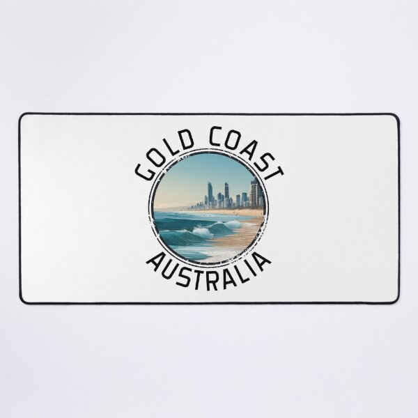 Item preview, Gold Coast - Australia (with Black Lettering) designed and sold by VelvetRoom.