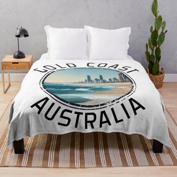 Item preview, Gold Coast - Australia (with Black Lettering) designed and sold by VelvetRoom.