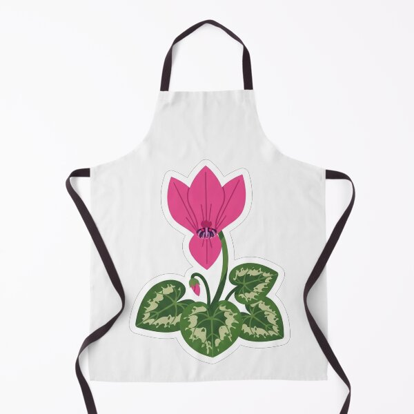 Item preview, Pink Cyclamen Flower Botanical Vector Illustration designed and sold by Owcomm.