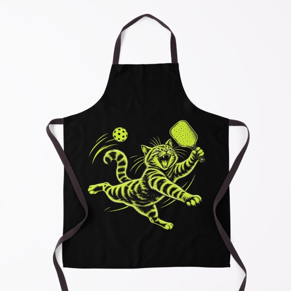 Item preview, Funny Cat Playing Pickleball Crazy Pickleball Cat Sports Lover Humor designed and sold by 76Valeria.