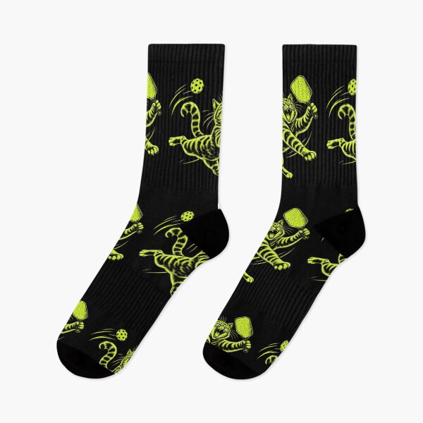 Item preview, Funny Cat Playing Pickleball Crazy Pickleball Cat Sports Lover Humor designed and sold by 76Valeria.