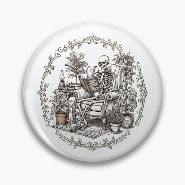 Item preview, Skeleton Reading in Armchair Dark Academia Hoodie designed and sold by So Golden Shop.