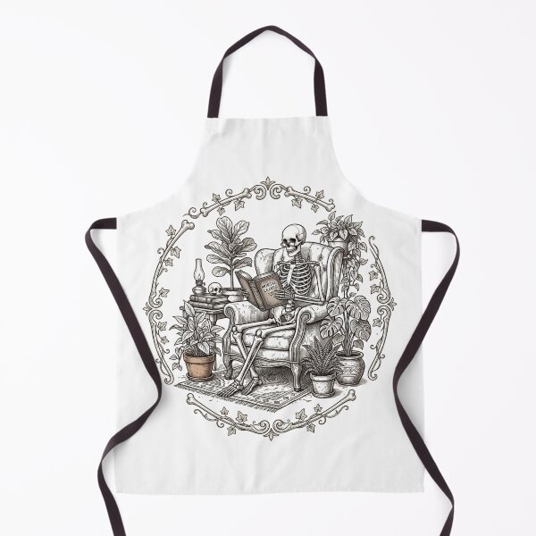 Item preview, Skeleton Reading in Armchair Dark Academia Hoodie designed and sold by So Golden Shop.