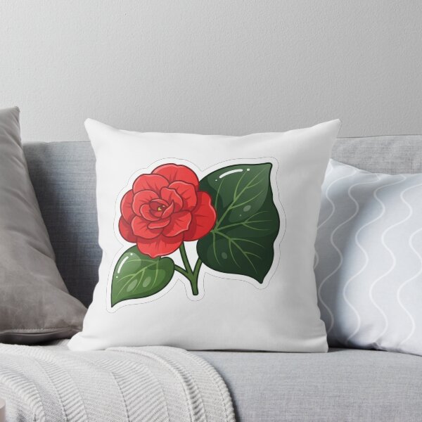 Item preview, Beautiful Red Begonia Flower Illustration designed and sold by Owcomm.