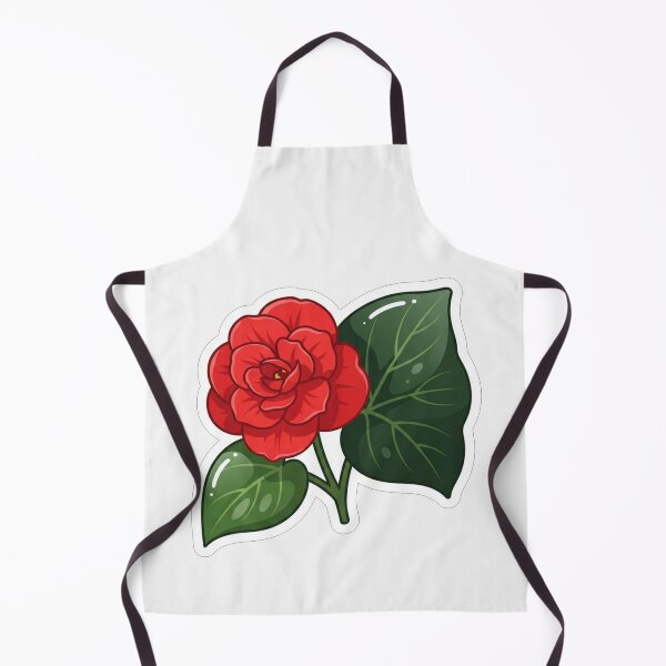 Item preview, Beautiful Red Begonia Flower Illustration designed and sold by Owcomm.