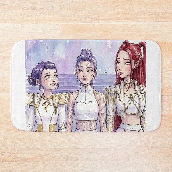 Item preview, K-pop Demon Hunter Zoey, Rumi & Mira Stickers designed and sold by TrendingDesigns20xx.