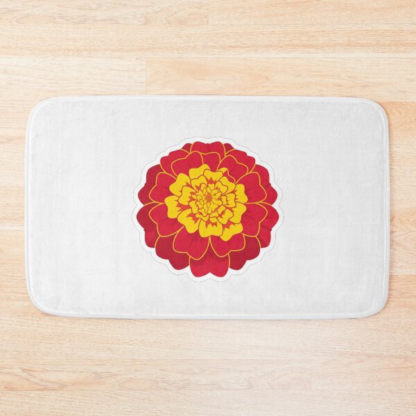 Item preview, Vibrant Red and Yellow Marigold Flower designed and sold by Owcomm.