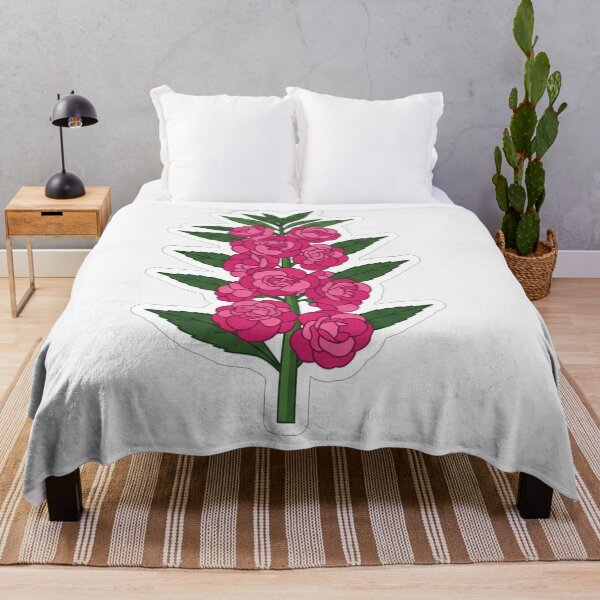 Item preview, Beautiful Pink Flowers And Green Leaves designed and sold by Owcomm.