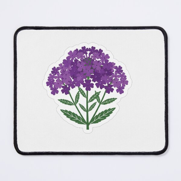 Item preview, Beautiful Purple Verbena Flower Floral Botanical designed and sold by Owcomm.