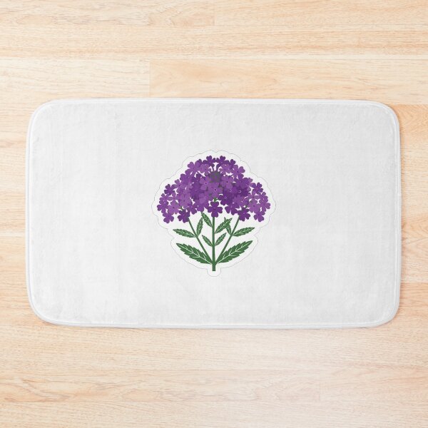 Item preview, Beautiful Purple Verbena Flower Floral Botanical designed and sold by Owcomm.