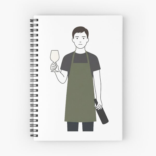 Item preview, Deadpan Winemaker With A Wine Glass designed and sold by eduardoroa22.
