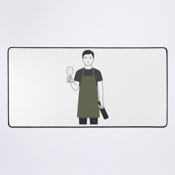 Item preview, Deadpan Winemaker With A Wine Glass designed and sold by eduardoroa22.