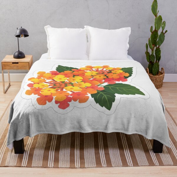 Item preview, Vibrant Orange and Yellow Lantana Flower designed and sold by Owcomm.